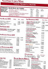 Le Limousin menu