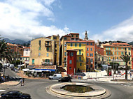 Cafe de la Mairie Restaurant Menton outside