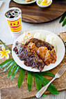 L L Hawaiian Barbecue food