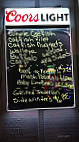 Mendon's Diner Tap menu