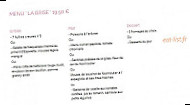 La Bisquine menu