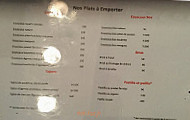 La Casbah menu