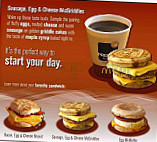 Mcdonald's menu