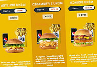 Speed Burger menu