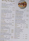 Shingle Inn menu