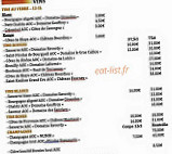 Le Carreau Des Halles menu