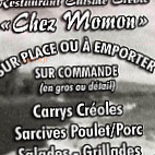 Chez Momon menu