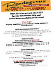 Maggie Valley Pizzeria Itln menu