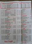 Number One Chinese menu