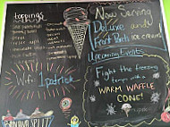 Jack The Dipper Ice Cream menu