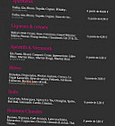 Le Bar'r menu