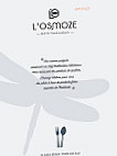 L'osmoze menu