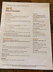 Balsam Falls Brewing Co. menu