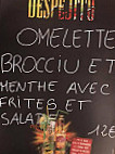 Chez Angèle menu