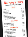 The Hangry Shack Llc menu