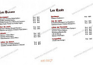 Chez Martin menu