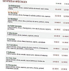 Le Kiosque à Pizzas menu