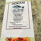 Hokkai Sushi menu