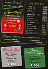 Risle Pizza menu