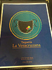 La Veracruzana menu