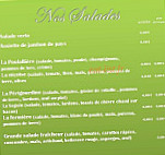 Brasserie le Vigny menu