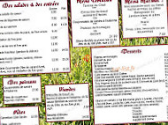 Auberge Cote Jardin menu