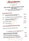 Restaurant Abendmahl menu