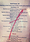 Fratelli menu