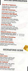 Blimpie Subs Salads menu