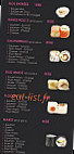 Sushi Dream menu