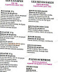 Cafe De La Place menu