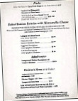 La Strada At Lake Lure menu