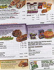 Subway menu