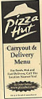 Pizza Hut menu