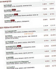 Le Kiosque à Pizzas menu