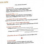 Les Pyrénées menu