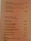 Brasserie Du Soleil menu