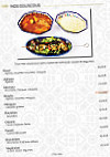 Le Bizerte menu