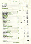 Le Bagatelle menu