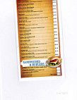 Elizabeths Pizza menu