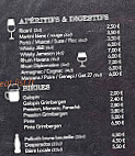 Le Hautacam menu