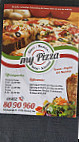 My Pizza menu