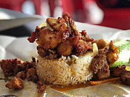 Nasi Kukus Ayam Cincang Sarifah food