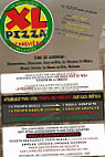 Xl Pizza menu