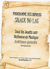 Snack Du Lac menu