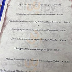 Woaze Gasthof Weizenbrauerei menu