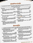 The Falls Cafe And Grill menu