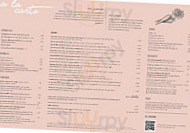 The Red Deer menu