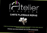 L'atelier Traiteur menu