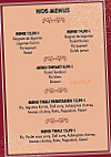 Saravana menu